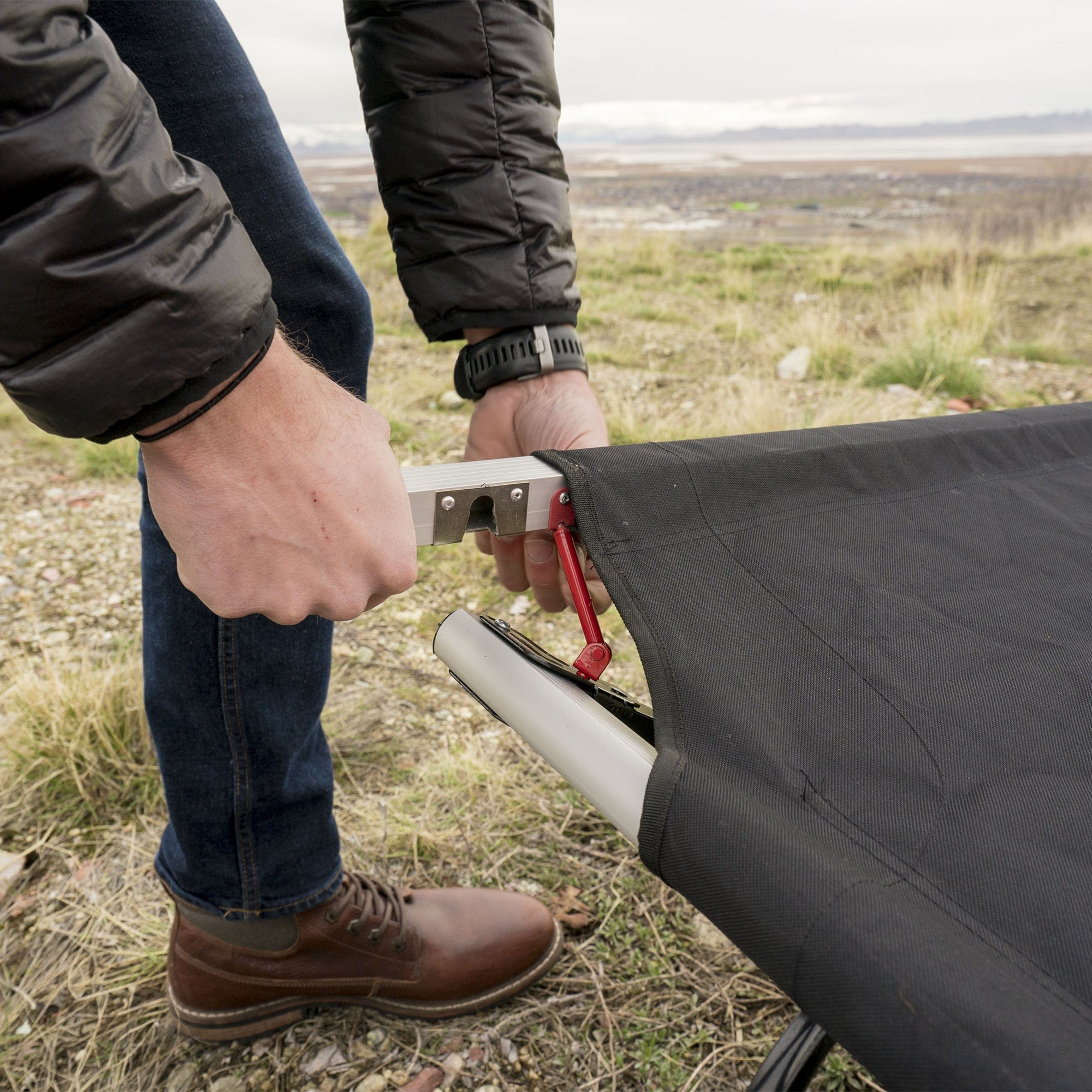 Camp Cot mit Pivot Arm (Abenteurer & Universal)