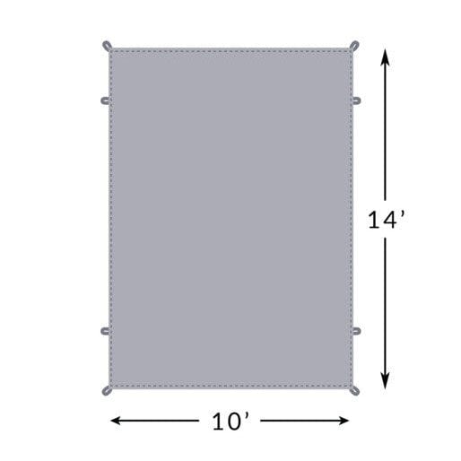 Mesa 10' Zeltfußabdruck