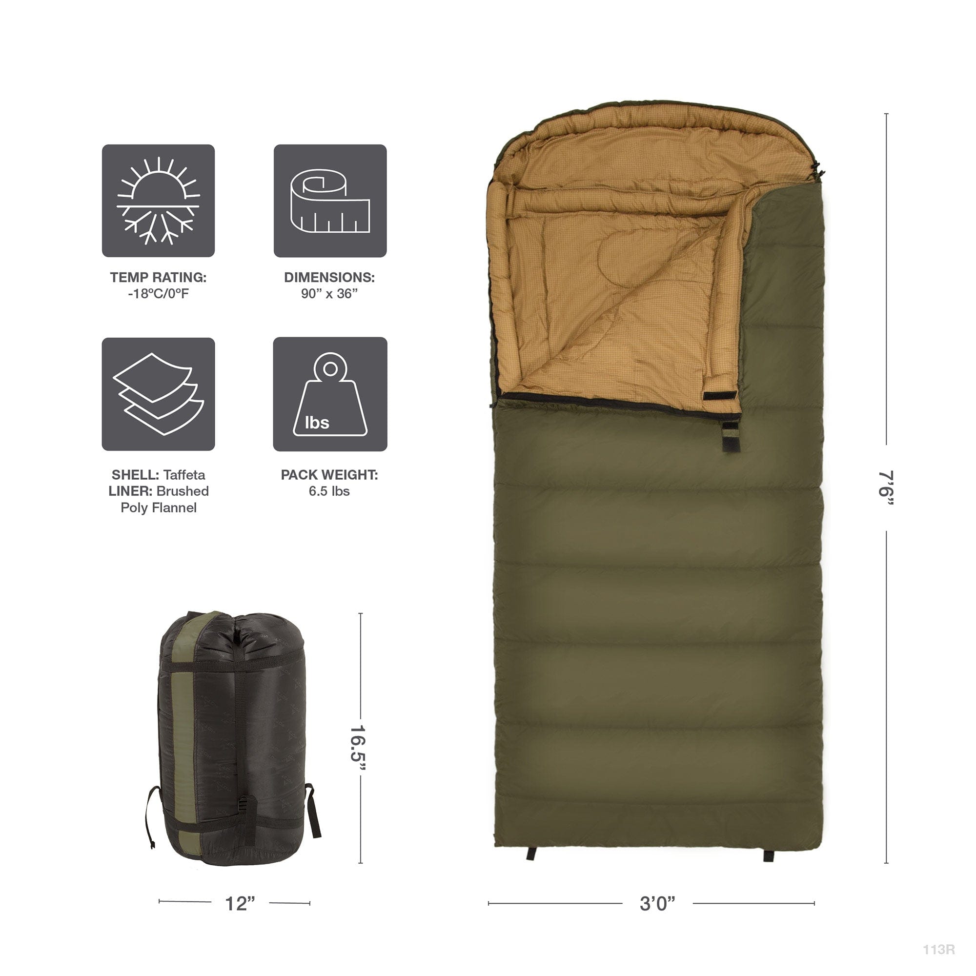 Celsius XL 20 ̊F Schlafsack