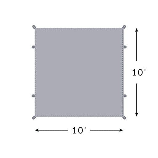 Mesa 10' Zeltfußabdruck
