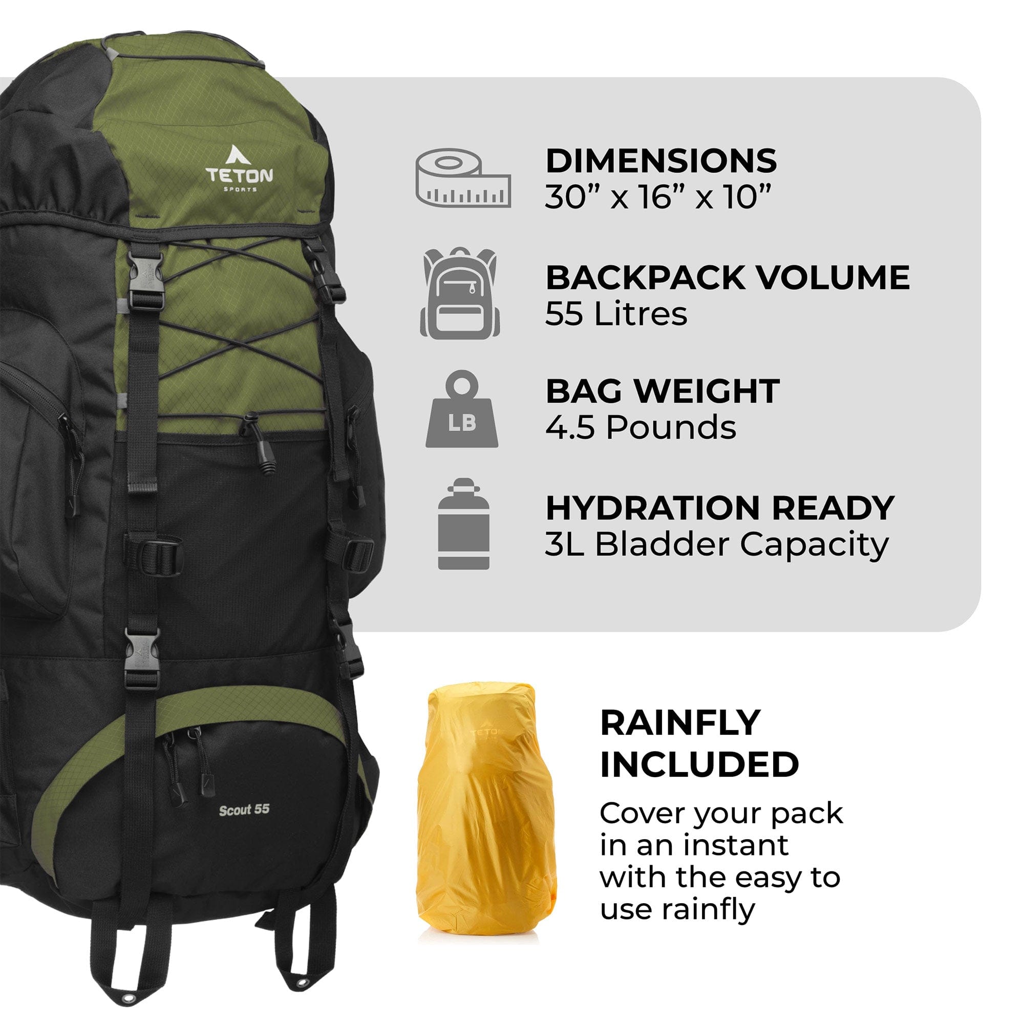 Scout 45L Wanderrucksäcke